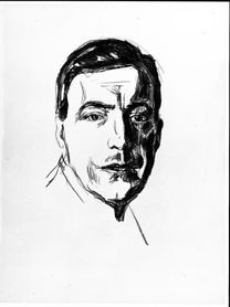 MM G 276. Munchs portrett av Albrecht Schmidt