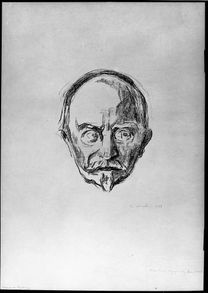 MM G 339. Munchs portrett av Christian Sinding