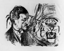 MM G 393. Munchs portrett av Richard Sawade