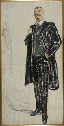 M 390. Munchs portrett av Jens Thiis