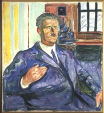 M 461. Munchs portrett av Karl Wefring