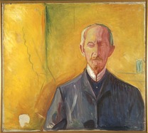 M 595. Munchs portrett av Albert Kollmann