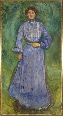 M 709. Munchs portrett av Aase Nørregaard