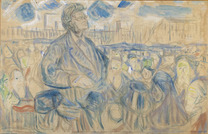 M 716. Munch's portrait of Bjørnstjerne Bjørnson