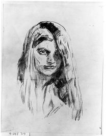 MM G 370. Munchs portrett av Eva Kittelsen