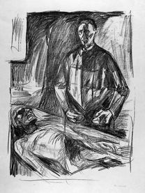 No-MM_G0551. Munch's portrait of Kristian Schreiner